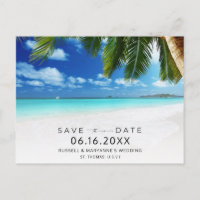 Mariage de destination USVI Enregistrer la date