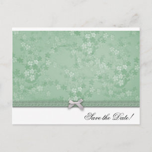 Carte Postale Faire-part Mariage floral élégant