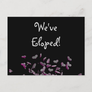 Carte Postale Faire-part Mariage mignon explosion de cœurs Nous nous sommes