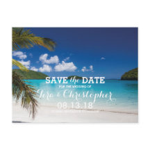 Mariage Moderne Tropical de Bord de Mer Enregistre