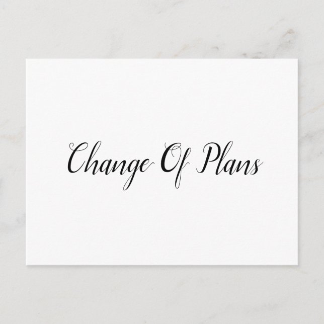 Carte Postale Faire-part Mariage reporté (Devant)