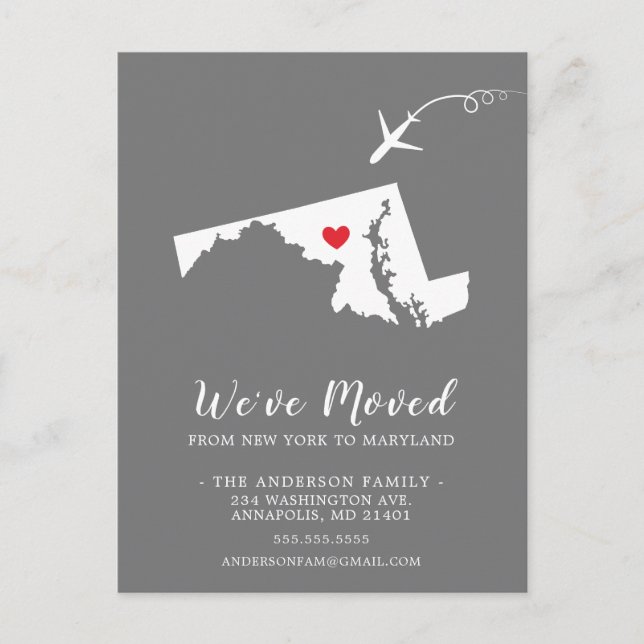 Carte postale Faire-part MARYLAND (Devant)