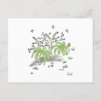 Carte Postale Faire-part Maui se cache sous un buisson