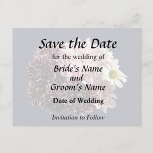 Carte Postale Faire-part Mères et marguerites foncées et claires