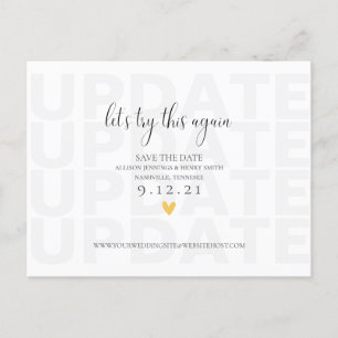 Carte Postale Faire-part Mettre à jour Modifier la date Enregistrer la date