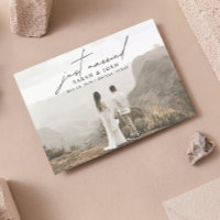 Minimaliste moderne, juste marié Mariage photo