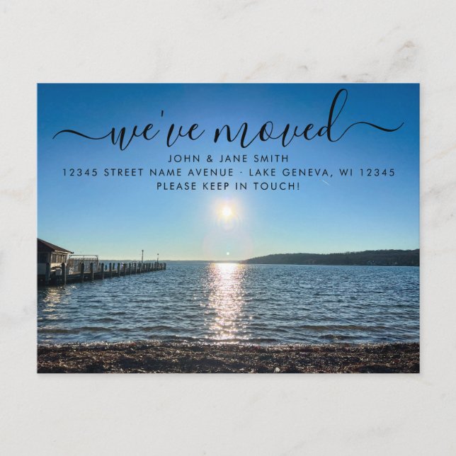 Carte postale Faire-part mobile Lake Geneva Wiscon (Devant)