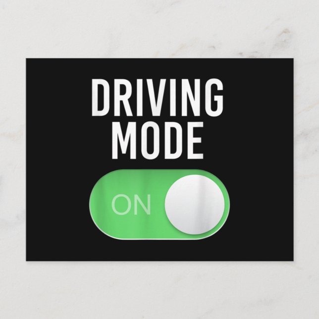 Carte Postale Faire-part Mode Conduite Activé 16 Ans Nouveau Conducteur Drô (Devant)