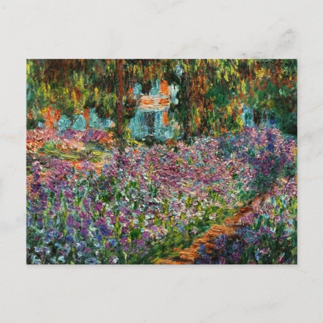 Carte Postale Faire-part Monet Le jardin de l'artiste à Giverny (Devant)