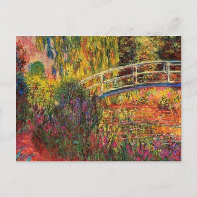 Carte Postale Faire-part Monet Water Lily Pond et Water Irises (Devant)
