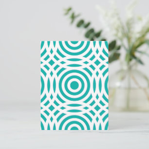 Carte Postale Faire-part Motif géométrique 20
