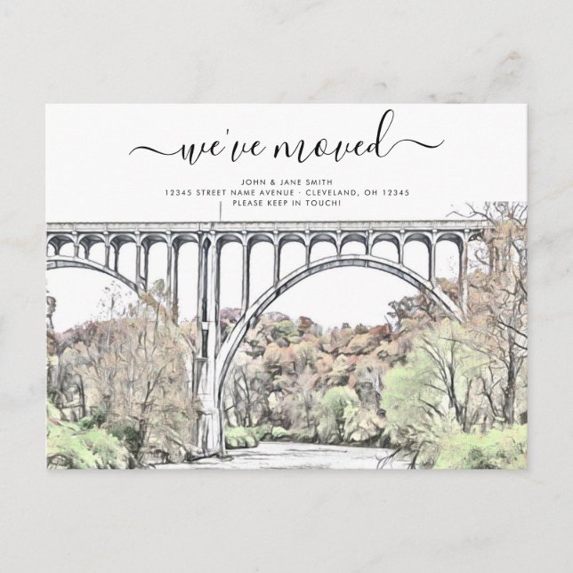 Carte postale Faire-part Moving Cuyahoga Valley (Devant)