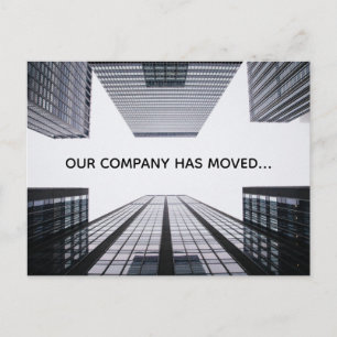 Carte Postale Faire-part Notre entreprise a modifié son adresse professionn
