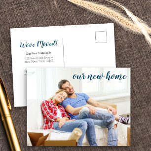 Carte Postale Faire-part Notre Nouveau Domicile Photo Personnalisée Plein C