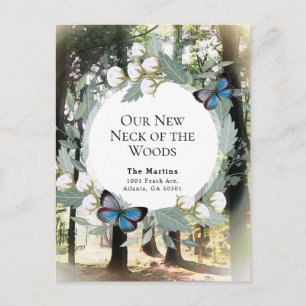 Carte Postale Faire-part Notre nouvelle région annonce de déménagement