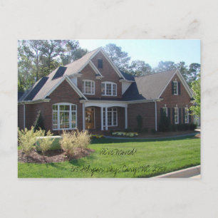 Carte Postale Faire-part Nous avons bougé ! 315 Felspar Way, Cary, NC 27511