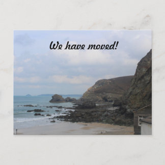 Carte Postale Faire-part Nous avons bougé ! Cornwall, St Agnes