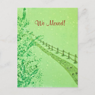 Carte Postale Faire-part Nous avons déménagé