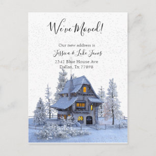 Carte Postale Faire-part Nous avons déménagé Avis de nouvelle adresse Démén