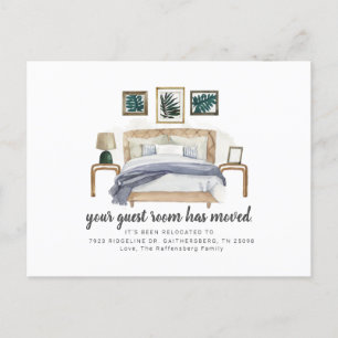 Carte Postale Faire-part Nous Avons Déménagé Boho Chic Moving