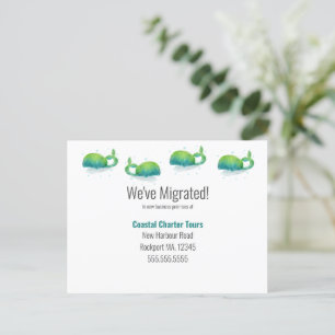 Carte Postale Faire-part Nous avons déménagé Changement d'adresse de la b