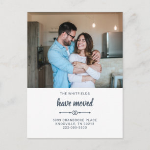 Carte Postale Faire-part Nous avons déménagé Changement d'adresse Déménagem