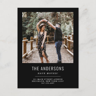 Carte Postale Faire-part Nous avons déménagé Changement d'adresse Photo noi