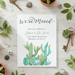 Carte Postale Faire-part Nous avons déménagé, nouvelle adresse : Maison Cac