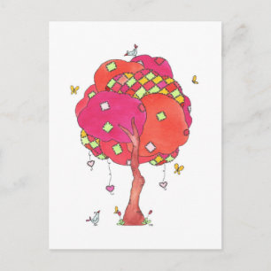 Carte Postale Faire-part Nous avons Déplacé la carte, les correctifs