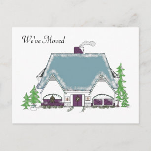 Carte Postale Faire-part Nous avons déplacé la conception de Cozy House