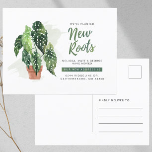 Carte Postale Faire-part Nous avons déplacé le changement d'adresse
