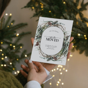 Carte Postale Faire-part Nous avons déplacé l'hiver Dusty d'Eucalyptus