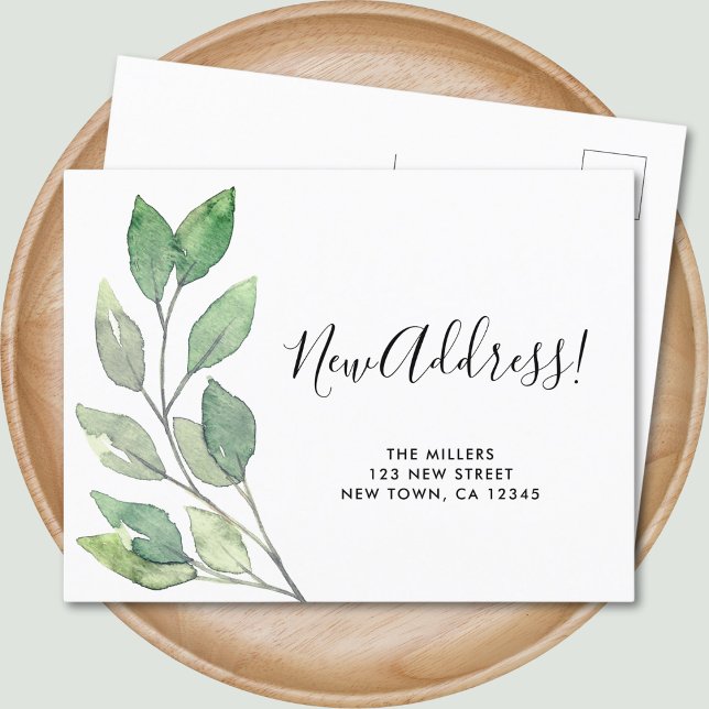 Carte Postale Faire-part Nous avons déplacé une nouvelle adresse (Créateur téléchargé)
