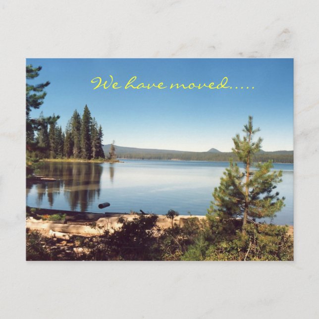 Carte Postale Faire-part Nous avons Moved Postcard (Devant)