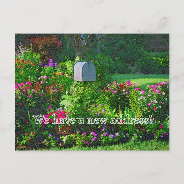 Carte Postale Faire-part Nous avons une nouvelle adresse (Devant)