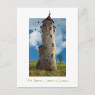 Carte Postale Faire-part Nous avons une nouvelle adresse | Funny Family Tow
