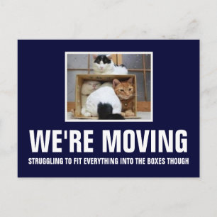 Carte Postale Faire-part Nous déménageons