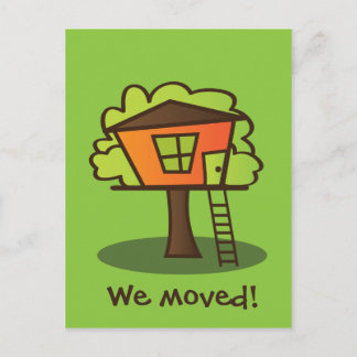 Carte Postale Faire-part Nous sommes allés à un Treehouse !