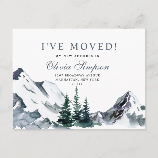 Carte Postale Faire-part Nouveau cou de la forêt qui bouge (Devant)