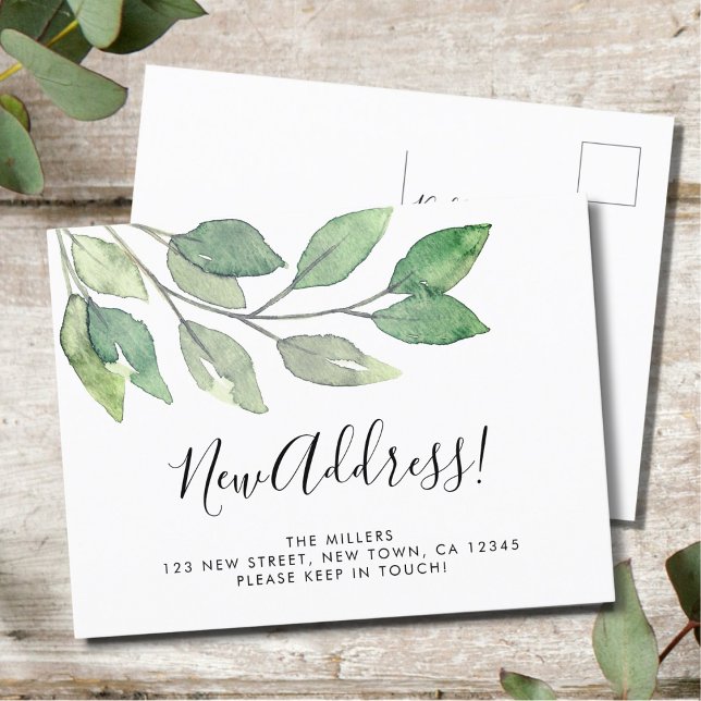 Carte Postale Faire-part Nouveau déplacement d'adresse (Créateur téléchargé)