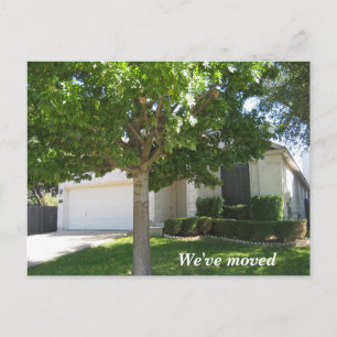 Carte Postale Faire-part Nouveau domicile Changement d'adresse Photo person