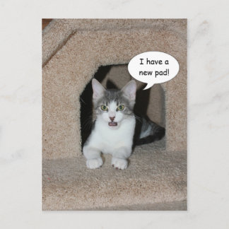 Carte Postale Faire-part Nouvelle adresse