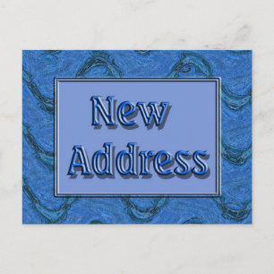 Carte Postale Faire-part Nouvelle adresse