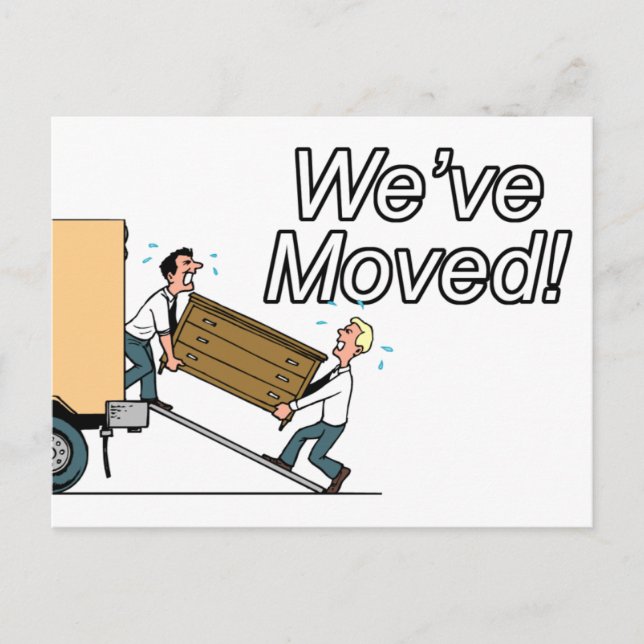 Carte Postale Faire-part Nouvelle adresse (Devant)