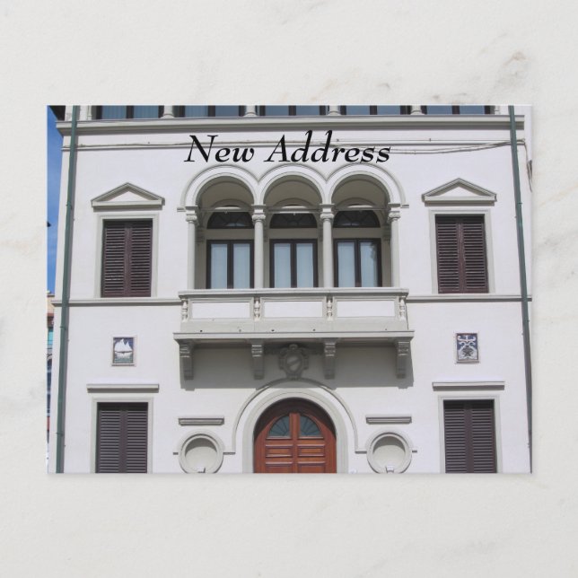 Carte Postale Faire-part Nouvelle adresse (Devant)