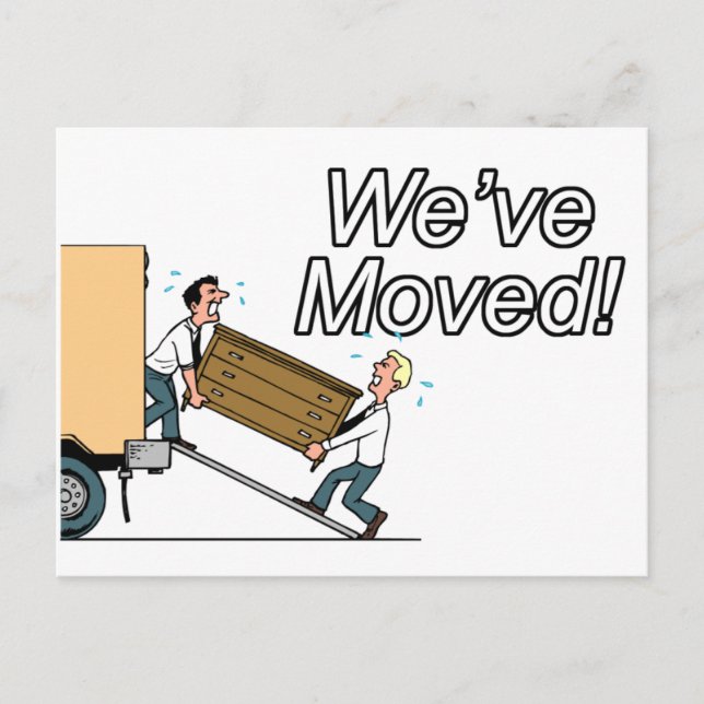 Carte Postale Faire-part Nouvelle adresse (Devant)