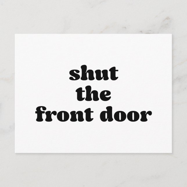 Carte Postale Faire-part Nouvelle adresse de domicile simple Black White Mo (Devant)