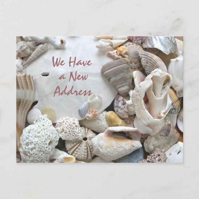 Carte Postale Faire-part Nouvelle adresse Vie côtière (Devant)