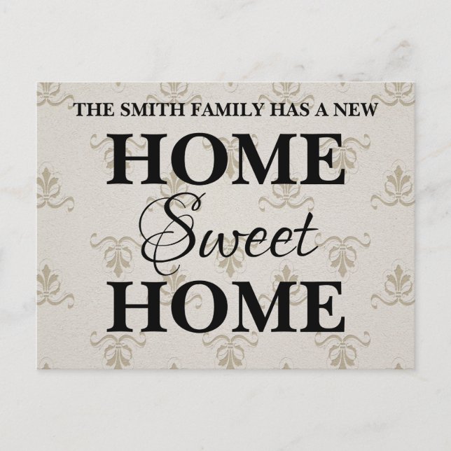 Carte Postale Faire-part Nouvelle annonce de déménagement pour la nouvelle  (Devant)