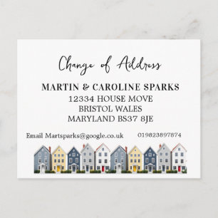 Carte Postale Faire-part Nouvelle maison Changement d'adresse nouvelle mais